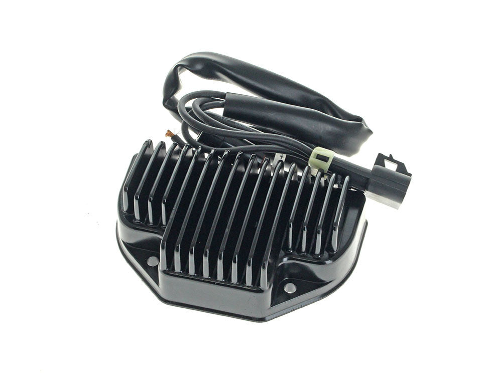 Regulator – Black. Fits V-Rod 2002-2007
