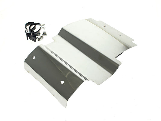 Debris Deflector Splash Guard – Stainless Steel. Fits Softail 2008-2010
