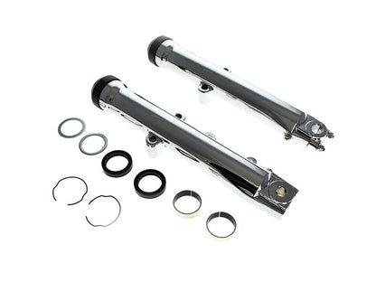 Fork Sliders – Chrome. Fits FX Softail 1984-1999 & Dyna Wide Glide 1993-1999