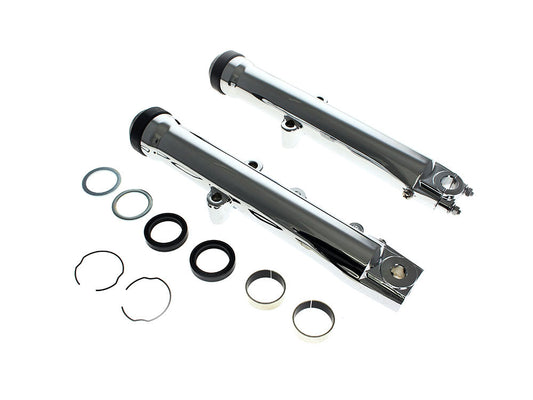 Fork Sliders – Chrome. Fits FX Softail 1984-1999 & Dyna Wide Glide 1993-1999