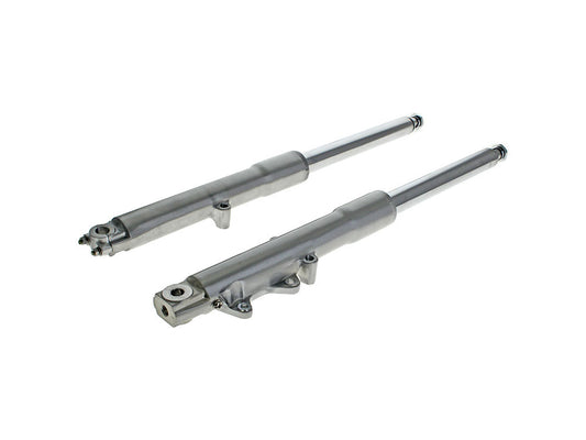 Complete Fork Slider Assembly – Polished Fork Legs. Fits FL Softail 1986-99