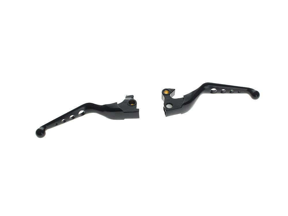 4 Hole Hand Levers – Black. Fits Sportster 2014-2021
