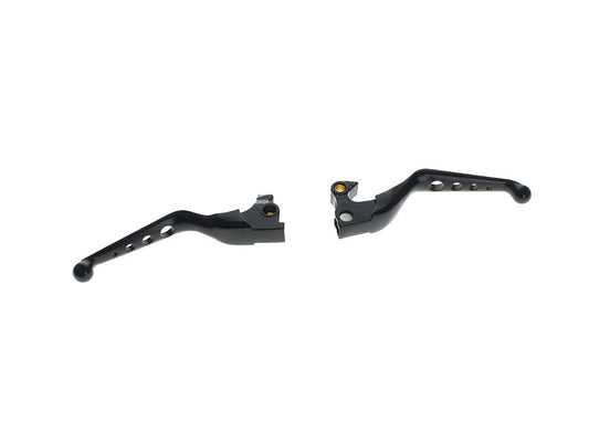 4 Hole Hand Levers – Black. Fits Sportster 2014-2021