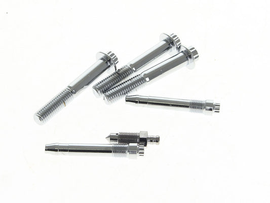 Caliper Mount Bolt & Washer Kit – Chrome. Fits Front on FX, FL & Sportster 2000-2007 & V-Rod 2002-2005.