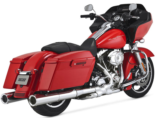 4.5in. Hi-Output Slip-On Mufflers – Chrome. Fits Touring 1995-2016