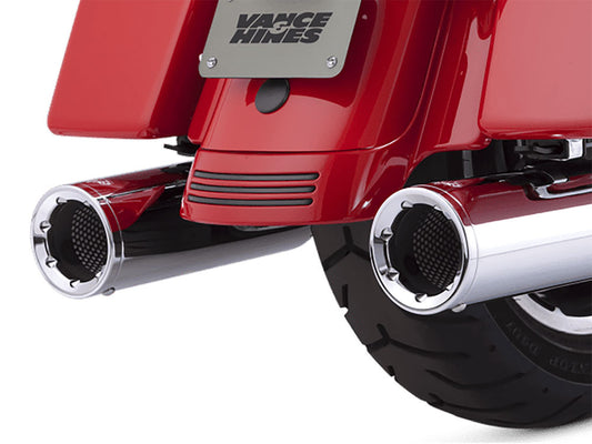 4.5in. Hi-Output Slip-On Mufflers – Chrome. Fits Touring 2017up