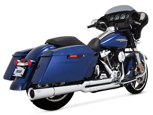 Pro Pipe 2-into-1 Exhaust – Chrome. Fits Touring 2017up