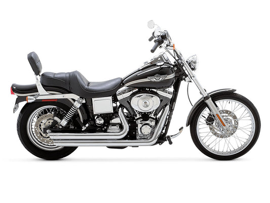 Big Shots Staggered Exhaust – Chrome. Fits Dyna 1991-2005