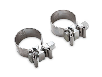 Exhaust Clamps. Muffler to Header. Fits Big Twin 1995-2016 & Sportster 1995-2021.