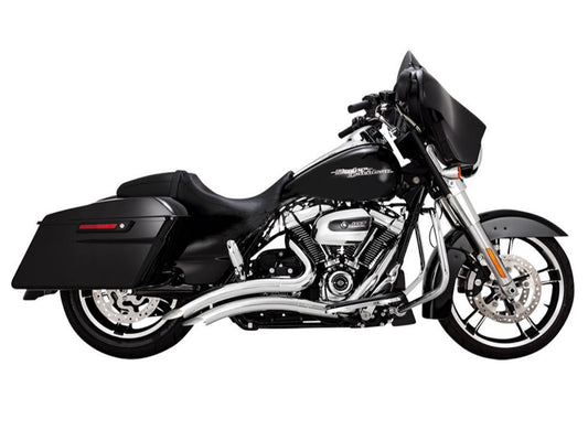 Big Radius Exhaust – Chrome. Fits Touring 2017up