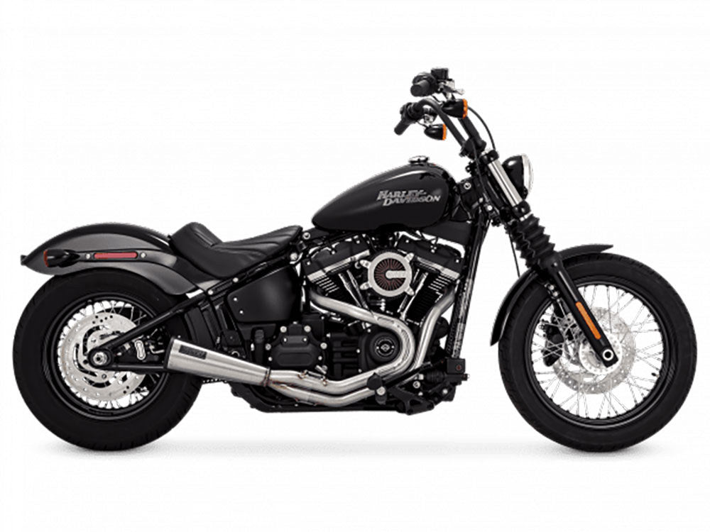 2-into-1 Upsweep Exhaust – Stainless. Fits Dyna 1991-2017