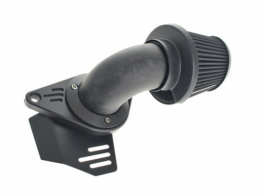 90deg VO2 Falcon XL Air Cleaner Kit – Gloss Forged Carbon Fiber. Fits Touring 2017-2024 & Softail 2018-2024