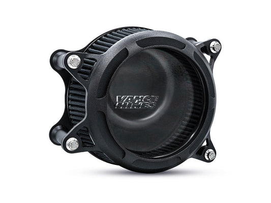 VO2 Insight Air Cleaner Kit – Wrinkle Black. Fits CVO Touring 2023up, Street Glide & Road Glide 2024up, Touring 2025up & Softail 2025up