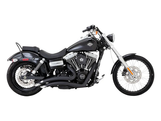 Big Radius Exhaust – Black. Fits Dyna 2006-2017