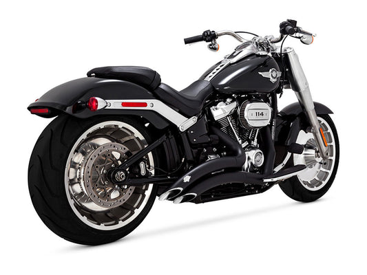 Big Radius Exhaust – Black. Fits Breakout & Fat Boy 2018-2024