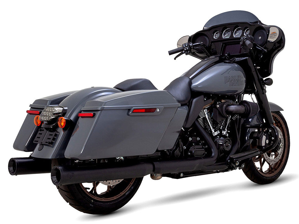 4in. Eliminator 400 Slip-On Mufflers – Black. Fits Touring 2017up