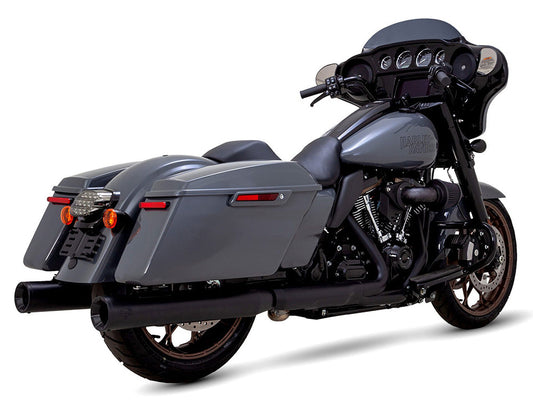 4in. Eliminator 400 Slip-On Mufflers – Black. Fits Touring 2017up