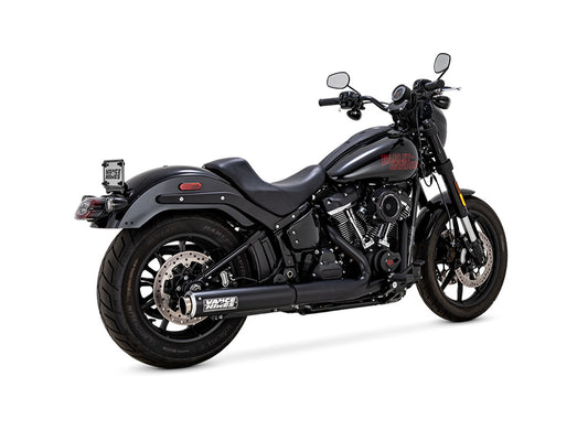 4in. Supersport Slip-On Muffler – Black. Fits Softail Street Bob, Low Rider S, Low Rider ST & Heritage 2025up
