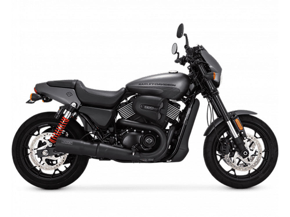 Hi Output Slip-On Muffler – Black with Black End Cap. Fits Street 2015-2020.