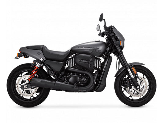 Hi Output Slip-On Muffler – Black with Black End Cap. Fits Street 2015-2020.