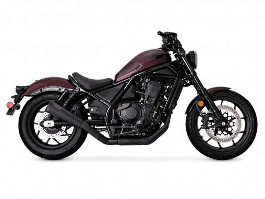 Upsweep Slip-On Muffler – Black. Fits Honda CMX / Rebel 1100cc 2021up