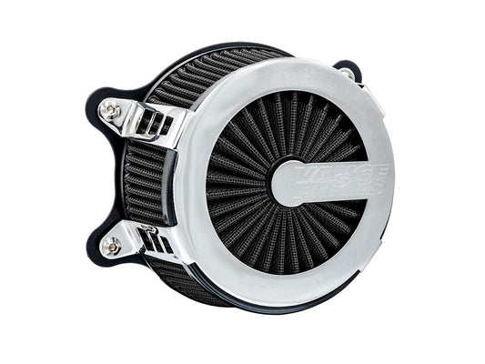 VO2 Cage Fighter Air Cleaner Kit – Chrome. Fits Sportster 1988-2021
