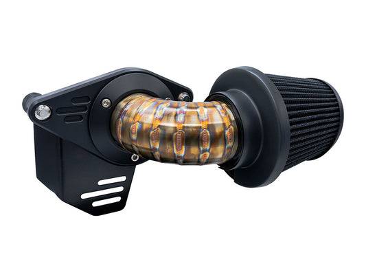 90deg VO2 Falcon Air Cleaner Kit – Stainless Steel. Fits Touring 2017-2024 & Softail 2018-2024