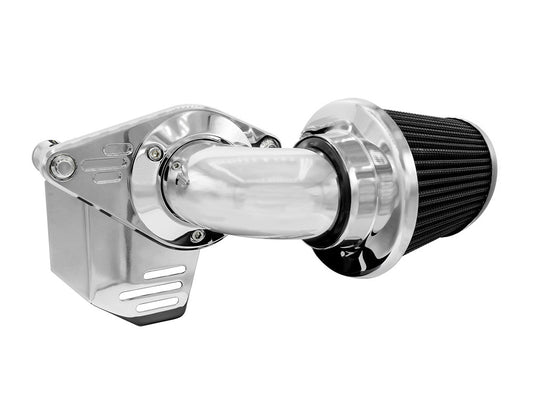 90deg VO2 Falcon Air Cleaner Kit – Chrome. Fits Touring 2017-2024 & Softail 2018-2024