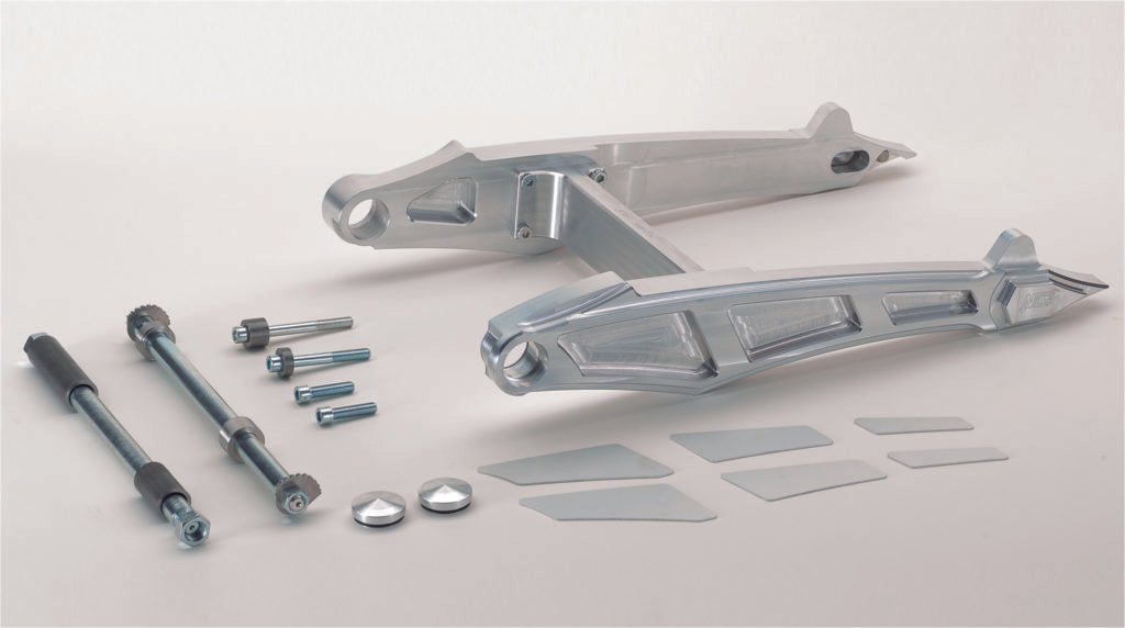 NLC Alu-Design Swingarm "Cut-Out" for V-Rod from year 2002-2017