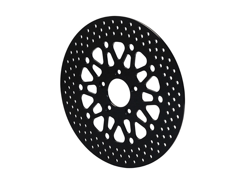 11.5in. Front Disc Rotor – Black Stainless Steel. Fits Big Twin & Sportster 1984-1999.