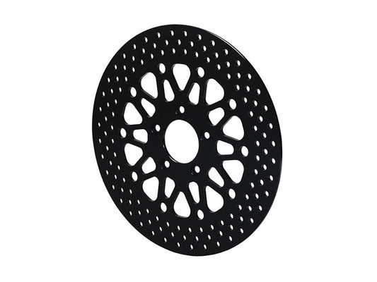 11.5in. Front Disc Rotor – Black Stainless Steel. Fits Big Twin & Sportster 1984-1999.