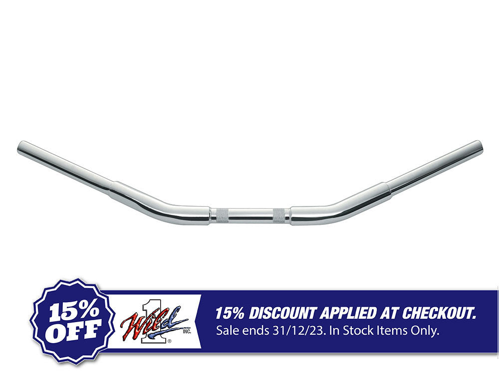 1-1/4in. Chubby Flat Dragster Handlebar – Chrome.