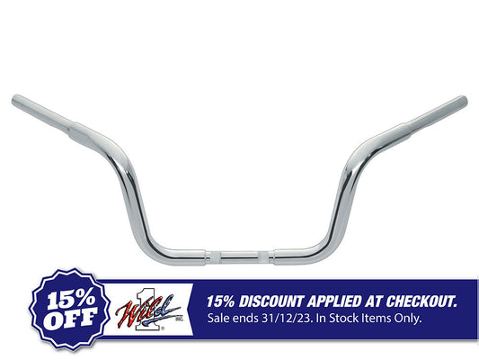 8-1/2in. x 1-1/4in. Chubby Ape Hanger Handlebar – Chrome.