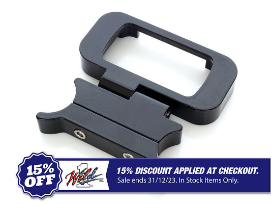 Adjustable Gauge Mount – Gloss Black. Fits Street Bob & Breakout 2018up & Standard 2020up.