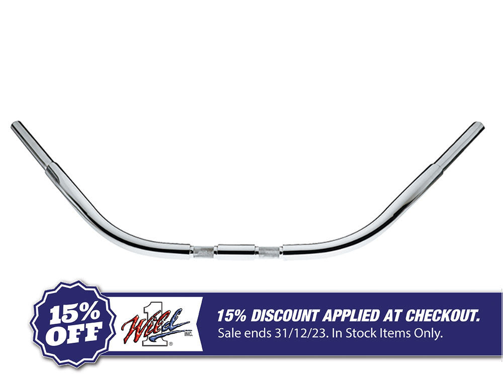 1-1/4in. Chubby Springer Beach Bar Handlebar – Chrome. Fits OEM Softail Springer 1988up.