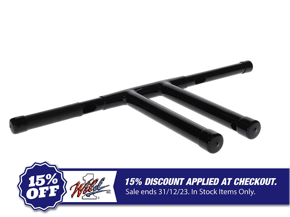 10in. x 1-1/4in. Chubby Flatline T-Bar Handlebar – Gloss Black.