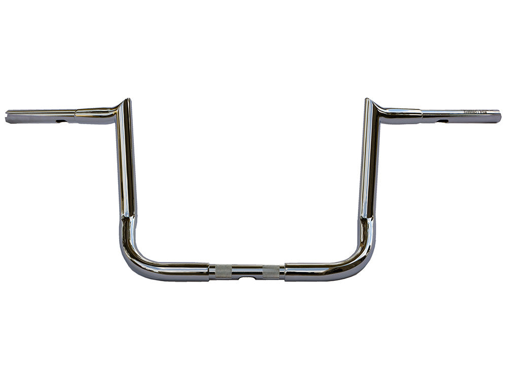 12in. x 1-1/4in. Chubby Bagger Hooked Ape Hanger Handlebar – Chrome. Fits Ultra Models 1996-2024 and Street Glide 1996-2023