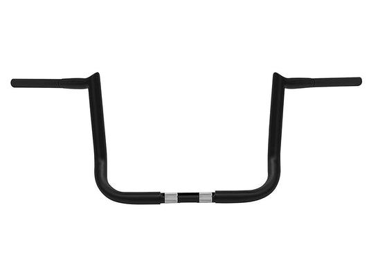 12in. x 1-1/4in. Chubby Bagger Hooked Ape Hanger Handlebar – Gloss Black. Fits Ultra Models 1996-2024 and Street Glide 1996-2023