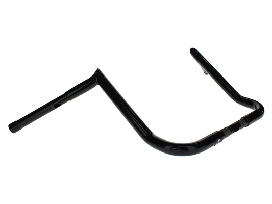 16in. x 1-1/4in. Chubby Bagger Hooked Ape Hanger Handlebar – Gloss Black. Fits Ultra Models 1996-2024 and Street Glide 1996-2023