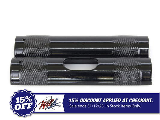 1in. Bar to 1-1/4in. Riser Adapter – Gloss Black.