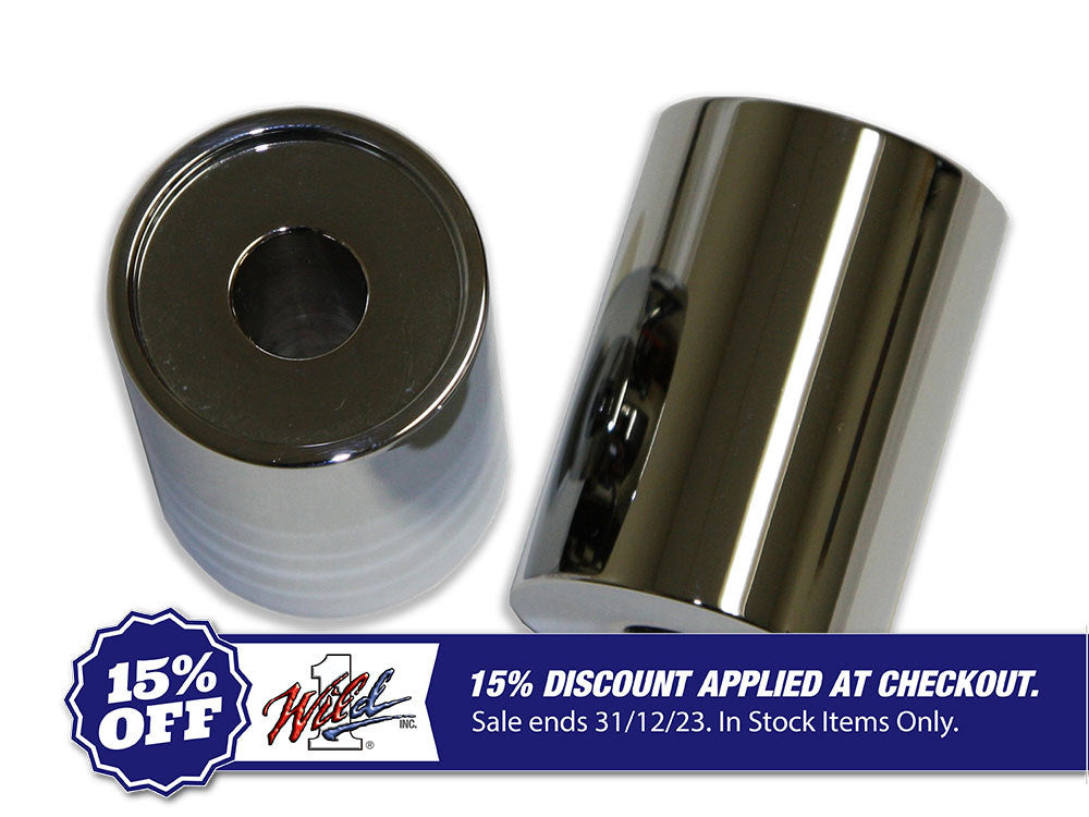 2in. Tall x 1-1/4in. Thick Riser Spacers – Chrome.