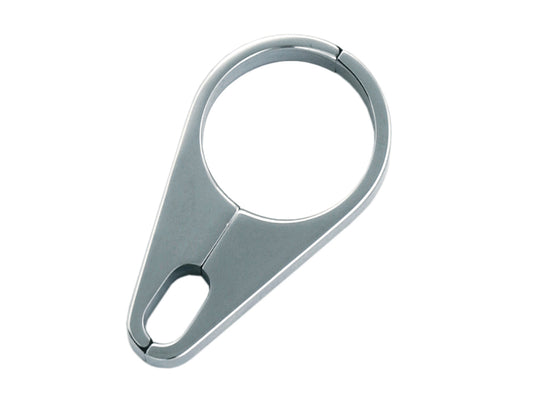 1-1/4in. Cable Clamp with 1 x 8mm Throttle & Idle Cable Slotted Hole – Chrome