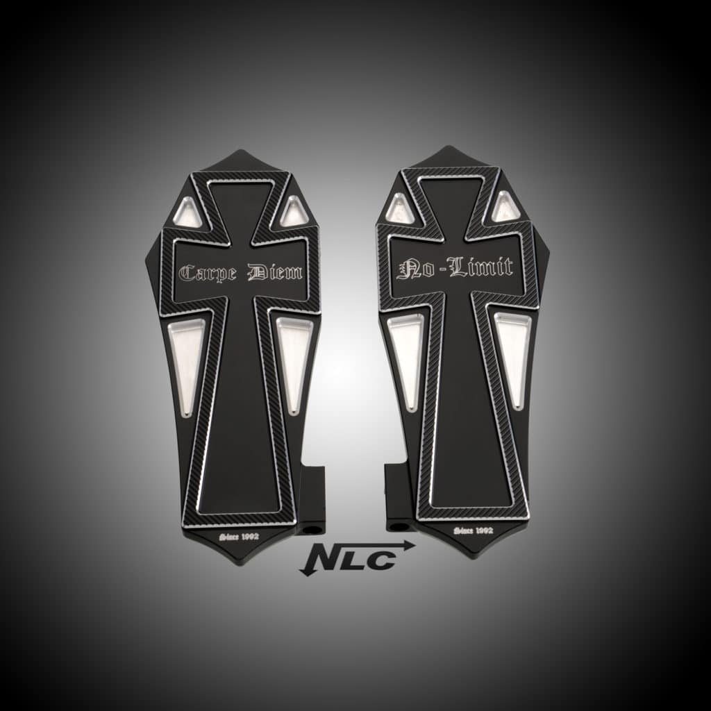 NLC running boards "Gothic" for Softail and Touring models