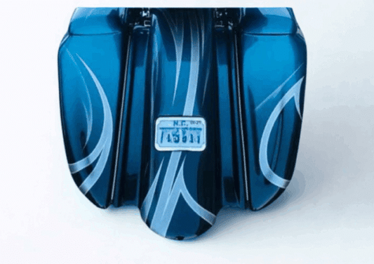 DBC345 | Harley-Davidson "Loud Street Sweeper" Audio Bags Rear End 1997 To 2008