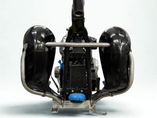 DBC328 | Harley-Davidson Softail Extra Airspace 8? Lowers With Custom Crash Bar 2001 To 2024