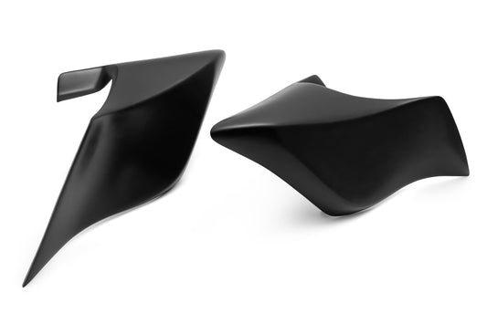 Stretched Extended Touring Side Covers 2014-2023 "Crested"