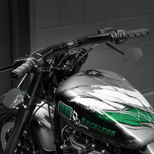 Killer Custom "Drag-T" Mega Handlebars (with Stealth View speedometer option)