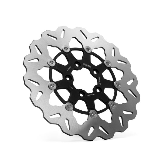 Front Brake Rotor "Wave" Black 330 mm (13")