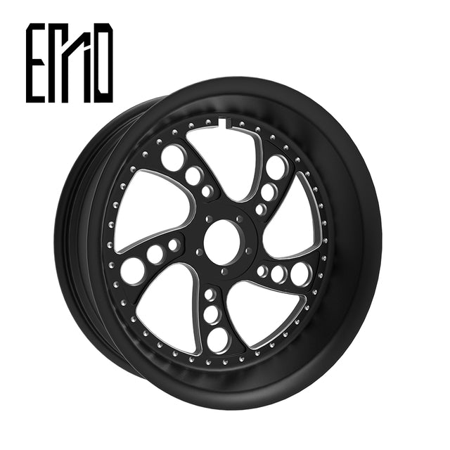 INCA Customization Motorcycle Accessory LG-18 Rivet four sided circular hollow style wheel