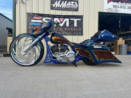 Chrome Billet Combo Ignition and Air Ride Set-up quantity